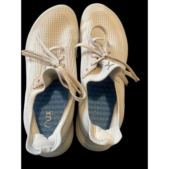 Flux Unisex Cream Adapt Runner Knit Wide Toe Box Running Shoes Men 12 Women 13.5 main image 5